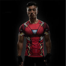 Load image into Gallery viewer, Captain America 3D Fitness T-Shirt -I-