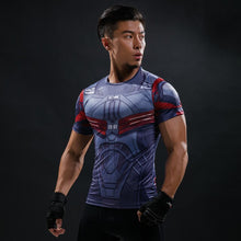 Load image into Gallery viewer, Captain America 3D Fitness T-Shirt -I-