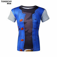 Load image into Gallery viewer, Dragon Ball Men Anime T-shirt Comics Compression