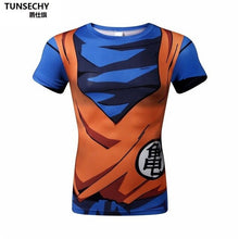Load image into Gallery viewer, Dragon Ball Men Anime T-shirt Comics Compression