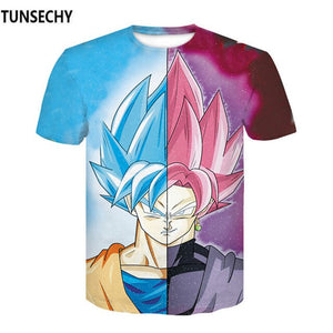 Dragon Ball Super Saiyan Anime Z Goku Summer T Shirt