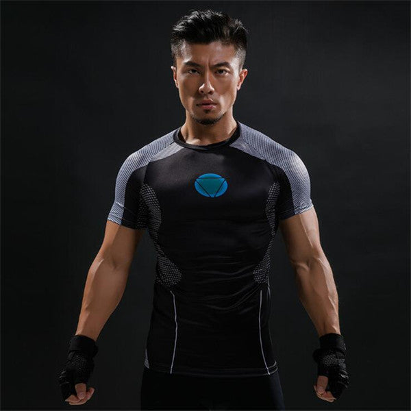 Iron Man 3D Fitness T-Shirt