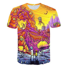 Load image into Gallery viewer, New Anime Summer Men&#39;s Funny fire T-Shirt